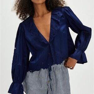 Free People Maisie Cutwork Top